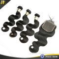 100% remy hair extension can be dyed and perm hair bundles with closure